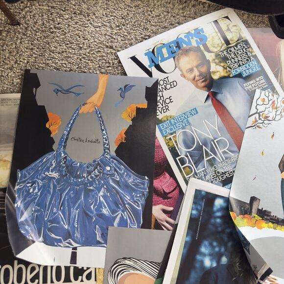 Mixed Media Vintage Magazine Print Ads Poster Wall Art Sexy Models Designer LOT - Picture 6 of 16